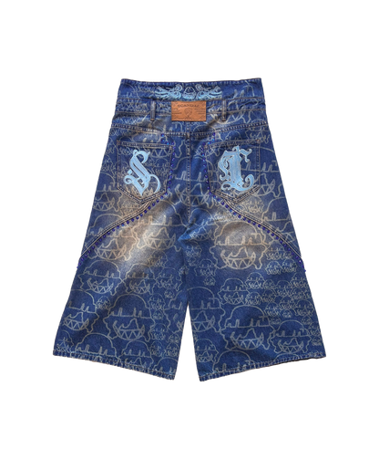 "Indigo" Denim Jorts