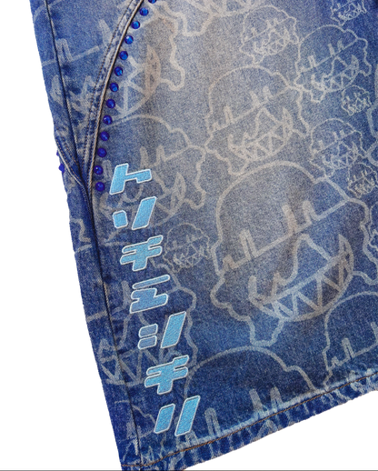 "Indigo" Denim Jorts