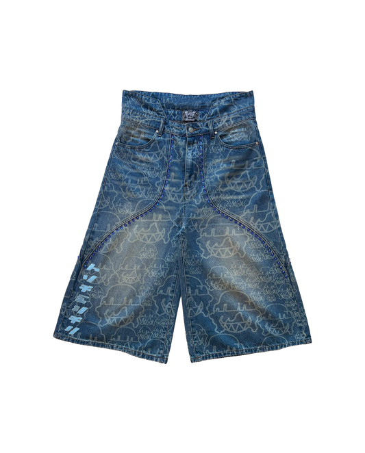 "Indigo" Denim Jorts