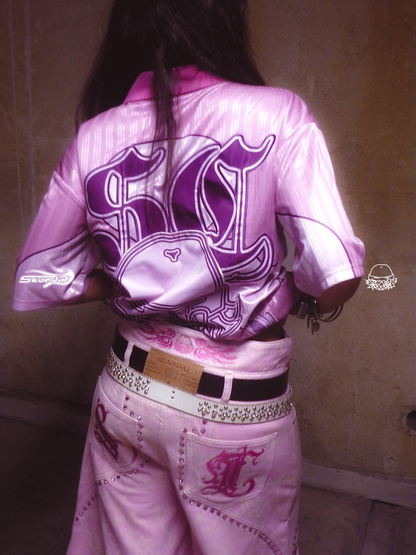 Sakura Jersey Satin Appliqué