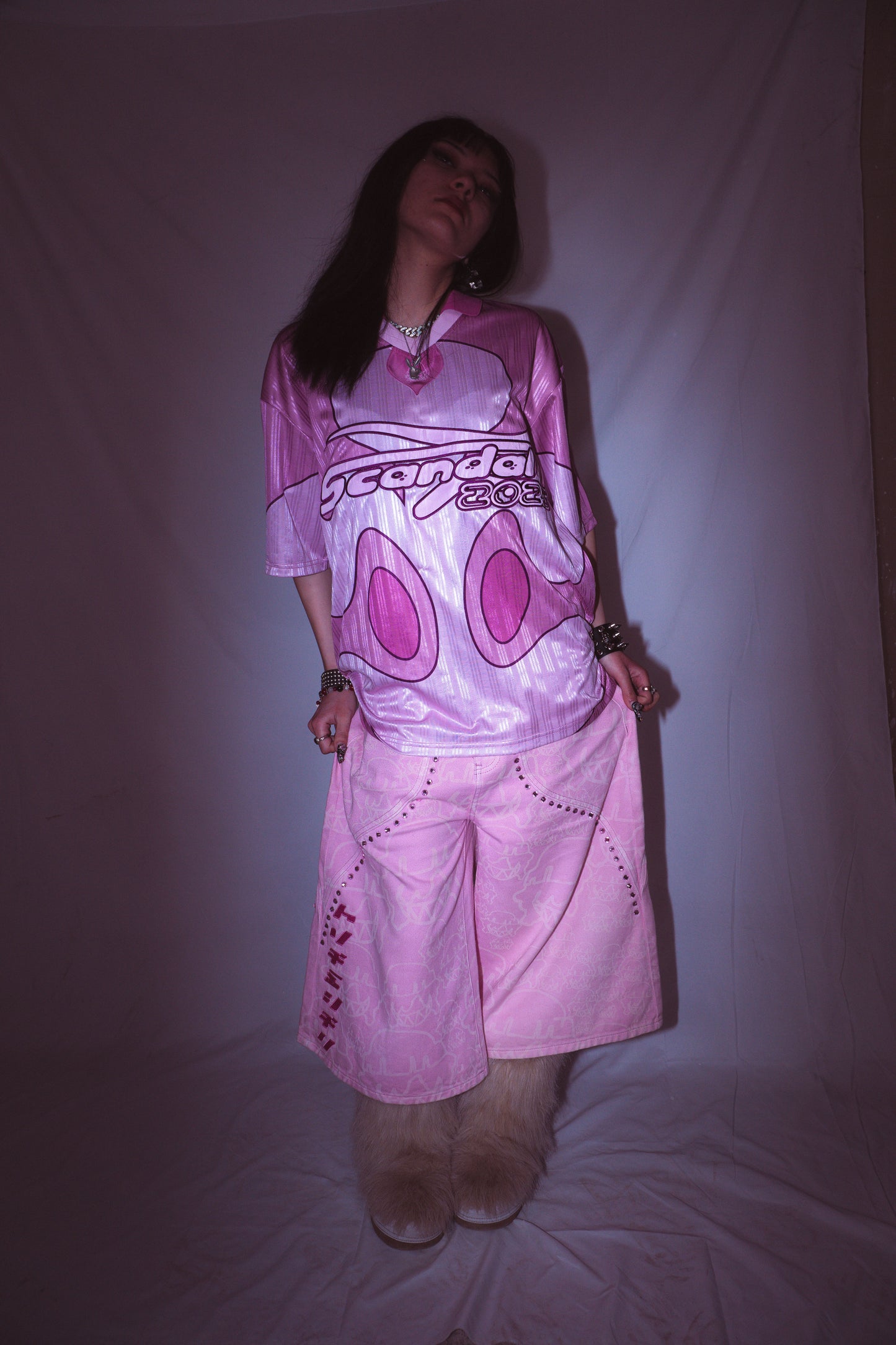 "Sakura" Twill coton jort